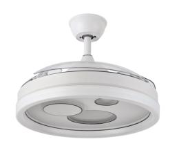 Ventilador Turia Blanco Fabrilamp - Motor DC Ø107cm