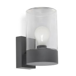 Aplique exterior KILA gris oscuro transparente Faro