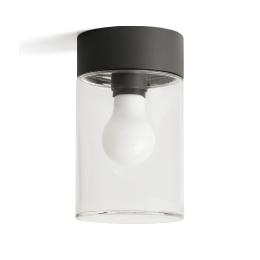 Plafon KILA 200 Plafón gris oscuro transparente Faro