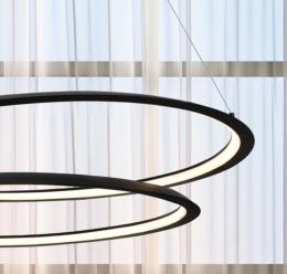 Lampara colgante LOOPING  Ø97cm -  Schuller - Luz LED