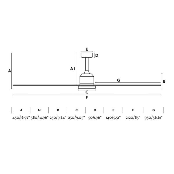 ventilador de cies medidas