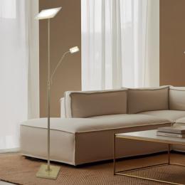 Pie salon LAMBER laton led 30w+5w / 3180+300lm /4000k - ALEMAR