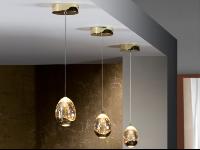 Colgante Rocio Schuller - metal dorado 1 luz LED