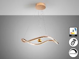 ROMINA- LAMPARA DORADO BRILLO - SCHULLER