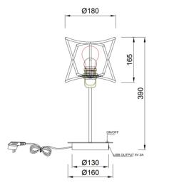 Sobremesa POLINESIA Mantra - Iluminación Interior