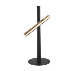 Sobremesa Varas Schuller - Negro mate y oro 2 Luces LED