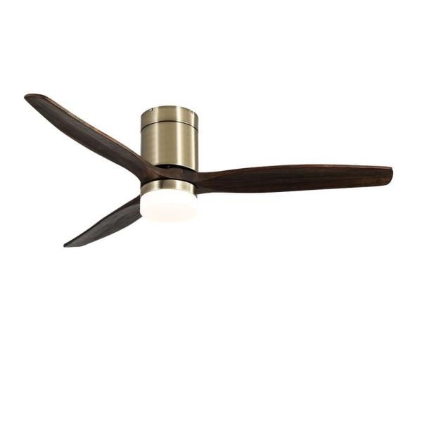 Ventilador Aguilon Oro Envejecido Fabrilamp motor DC. 132cm.Ø