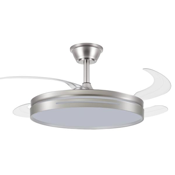 Ventilador MICENAS Niquel Fabrilamp - Motor DC Ø106cm