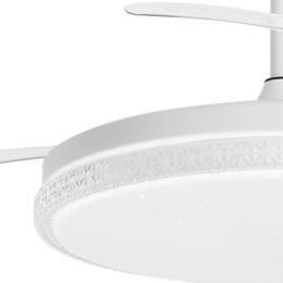 Ventilador NOVA Blanco Alemar - Motor DC. luz LED. Ø50-107CM.
