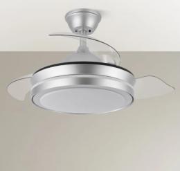 Ventilador ESPARTA MINI Plata Fabrilamp - Motor DC Ø40-91cm