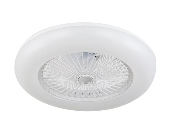 Ventilador PERI Blanco - Fabrilamp. Ø55cm Luz LED