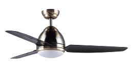 Ventilador Serpis Zima Lighting - Oro envejecido Ø122 cm LED