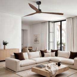 Ventilador JUST FAN Marron FARO - Motor DC. Ø178cm.