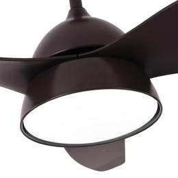 Ventilador KOHILO Marron Oscuro - Fabrilamp  Motor DC Ø132cm