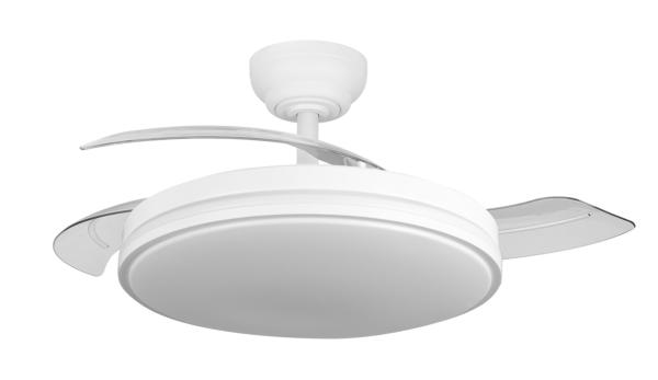 Ventilador RELAMPAGO Blanco Abrila 3 aspas Motor DC Ø48-107cm