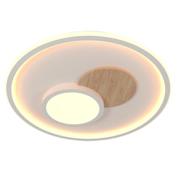 Plafon led TANA blanco-madera led 90w 3000/4000/6000k - ALEMAR