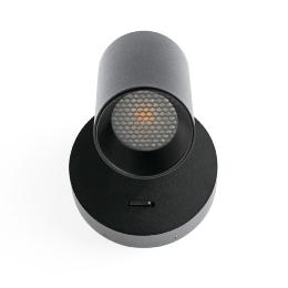 Aplique STAN negro con interruptor Faro Barcelona 