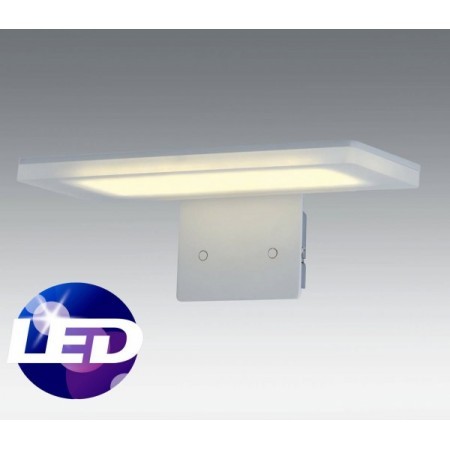 Aplique de pared blanco PURE LED.  SANTELICES