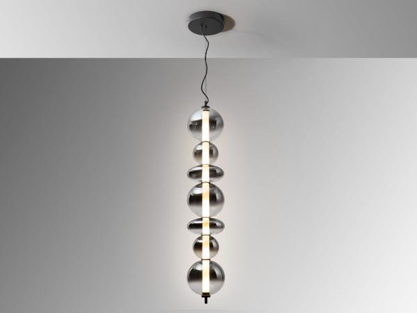 GLADIS- LAMPARA GRANDE NEGRO-SMOKE - SCHULLER