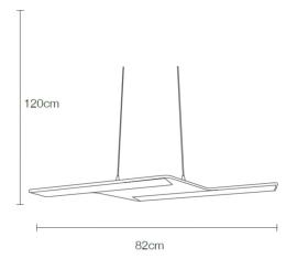 Lámpara Zeta Mimax Lighting - Lámpara colgante LED