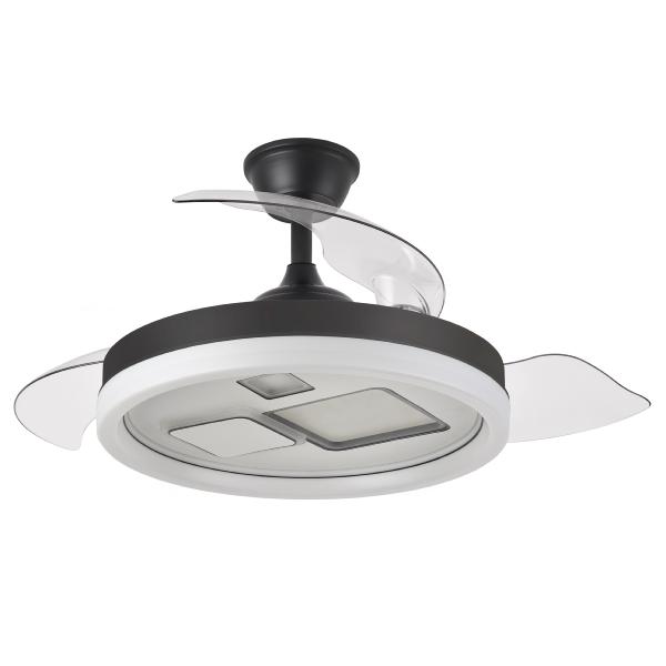 Ventilador JANDULA Negro Fabrilamp - Motor DC Ø107cm