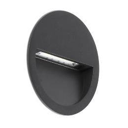 Empotrable pared POMA gris oscuro 3W 4CCT Faro