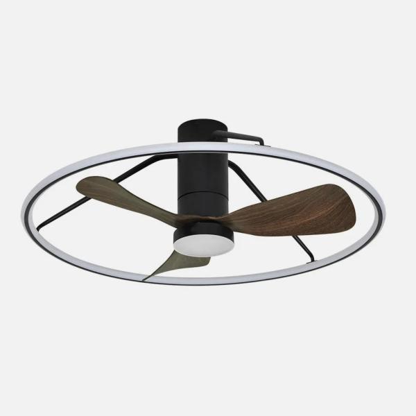 Ventilador Oporto Negro Fabrilamp - Motor DC Ø84cm