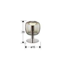 ICON-SOBREMESA CROMO/SMOKE - SCHULLER