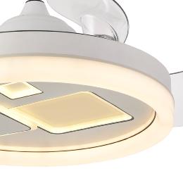 Ventilador JANDULA Blanco Fabrilamp - Motor DC Ø107cm