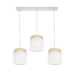 Lampara Lineal 3 luces Kandy Fabrilamp - Varias tonalidades