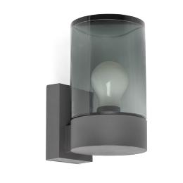 Aplique exterior KILA gris oscuro ahumado Faro