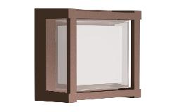 Aplique exterior CREEK Mantra Corten - Luz LED