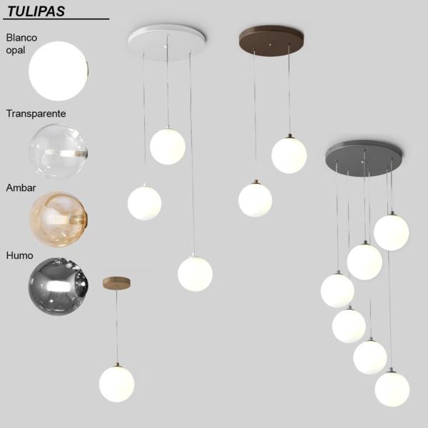 Lampara TOP Anperbar - de 1 a 6 luces "Configurable"