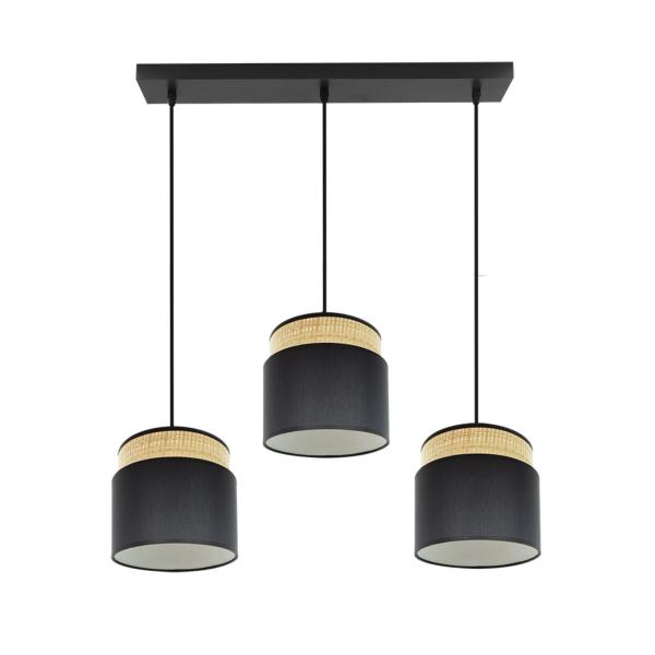 Lampara Lineal 3 luces Kandy Fabrilamp - Varias tonalidades