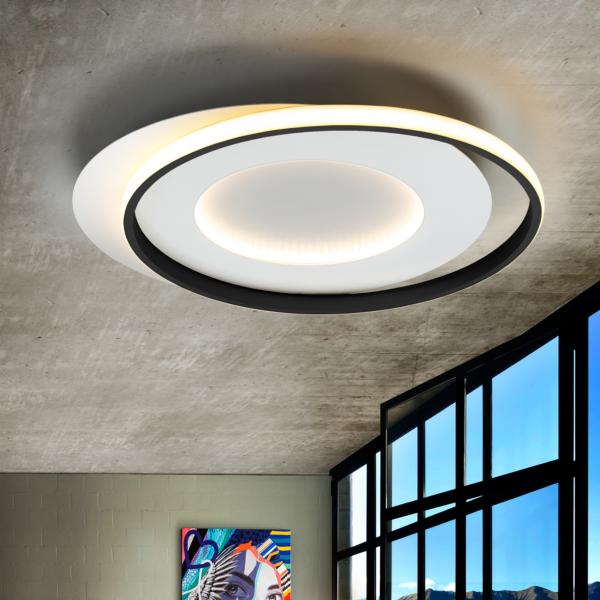 PLAFON ·LIMBOS· BLANCO/NEGRO - SCHULLER