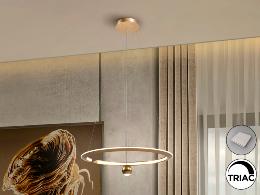 ORANE- LAMPARA DORADA D60 - SCHULLER