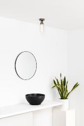 Plafón BRUME antracita LED Faro Barcelona