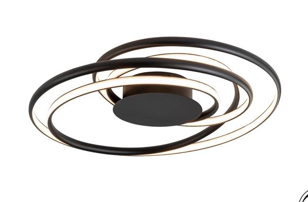 DANZA- PLAFON NEGRO D70 - SCHULLER