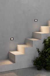 Empotrable pared SPARK gris oscuro Faro 