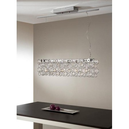 Lampara Luppo Schuller - Lineal abalorios cristal - LED