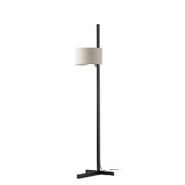 Lampara de pie STAND UP negro y lino Faro 
