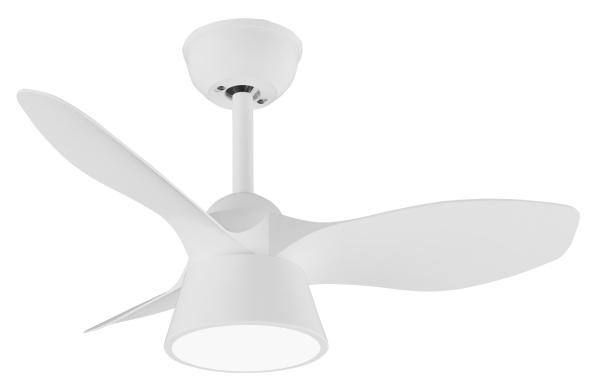 Ventilador Cubico Blanco Fabrilamp - Motor DC Ø82cm