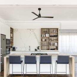 Ventilador NASSAU Marron FARO - Motor DC Ø128cm.