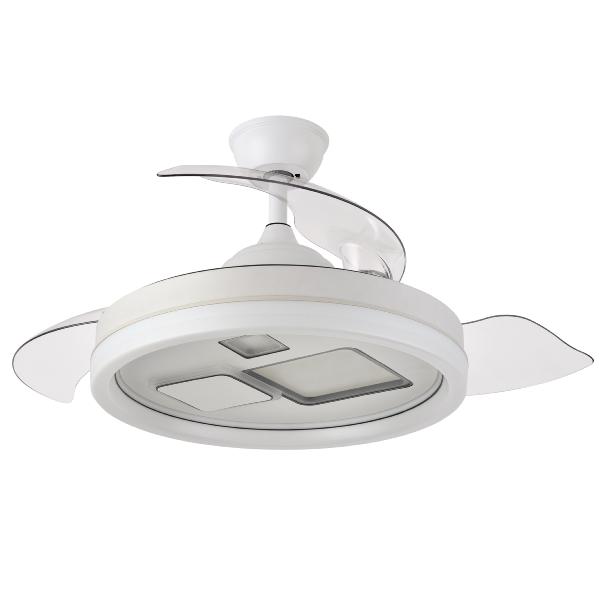 Ventilador JANDULA Blanco Fabrilamp - Motor DC Ø107cm