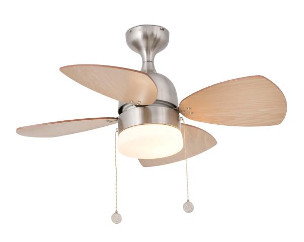 Ventilador Mediterraneo FARO - Ventilador niquel 81.5cm.Ø
