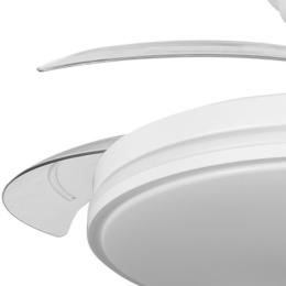 Ventilador RELAMPAGO Blanco Abrila 3 aspas Motor DC Ø48-107cm