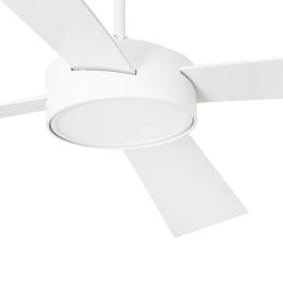 Ventilador Hydra FARO - Blanco Motor DC. luz LED 133cm. Ø