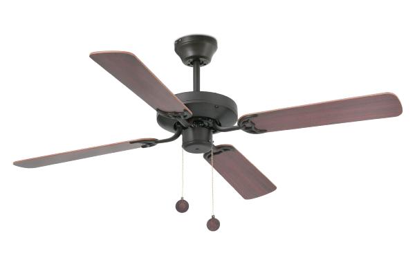 Ventilador Yakarta FARO marron sin luz 121cm.Ø