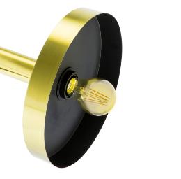 Aplique extensible WHIZZ oro satinado y negro Faro