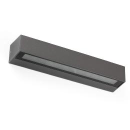 Aplique exterior DORO 380 LED gris Faro